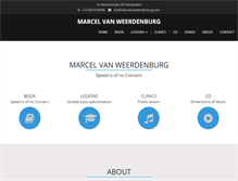 Tablet Screenshot of marcelvanweerdenburg.com